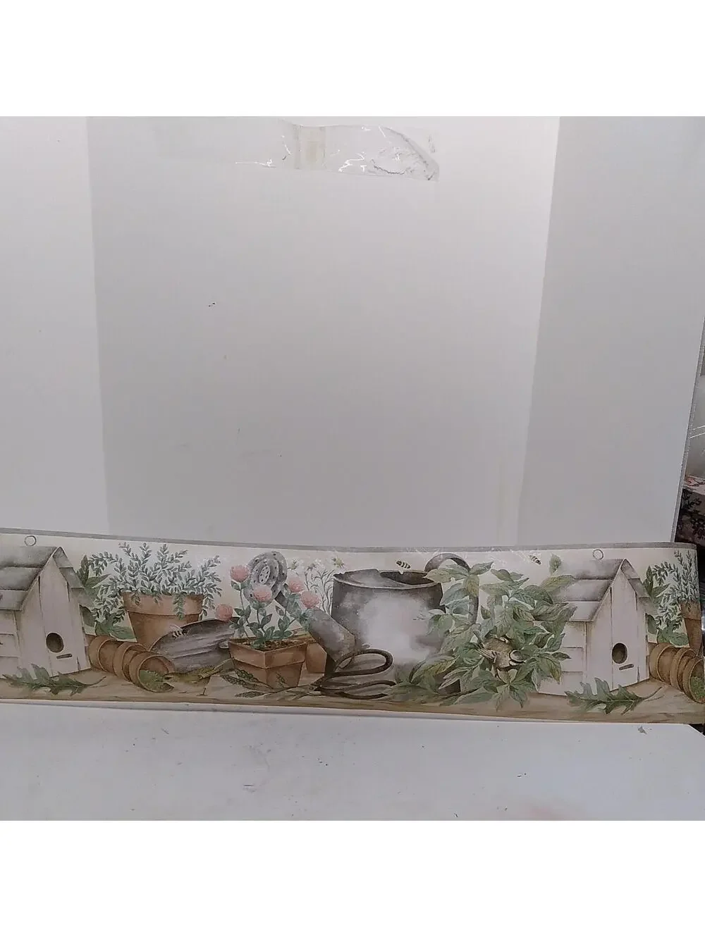 2-Pfaltzgraff Solid Vinyl Border 5yds x 7